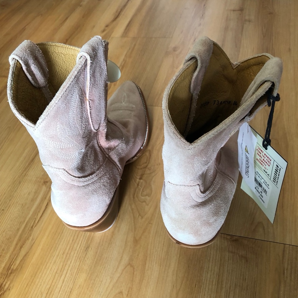 Idyllwind Pink Suede Wheels Western Booties, 11B - Picture 13 of 16